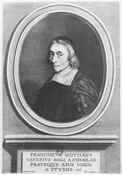 Portrait of François de La Mothe Le Vayer by Robert Nanteuil